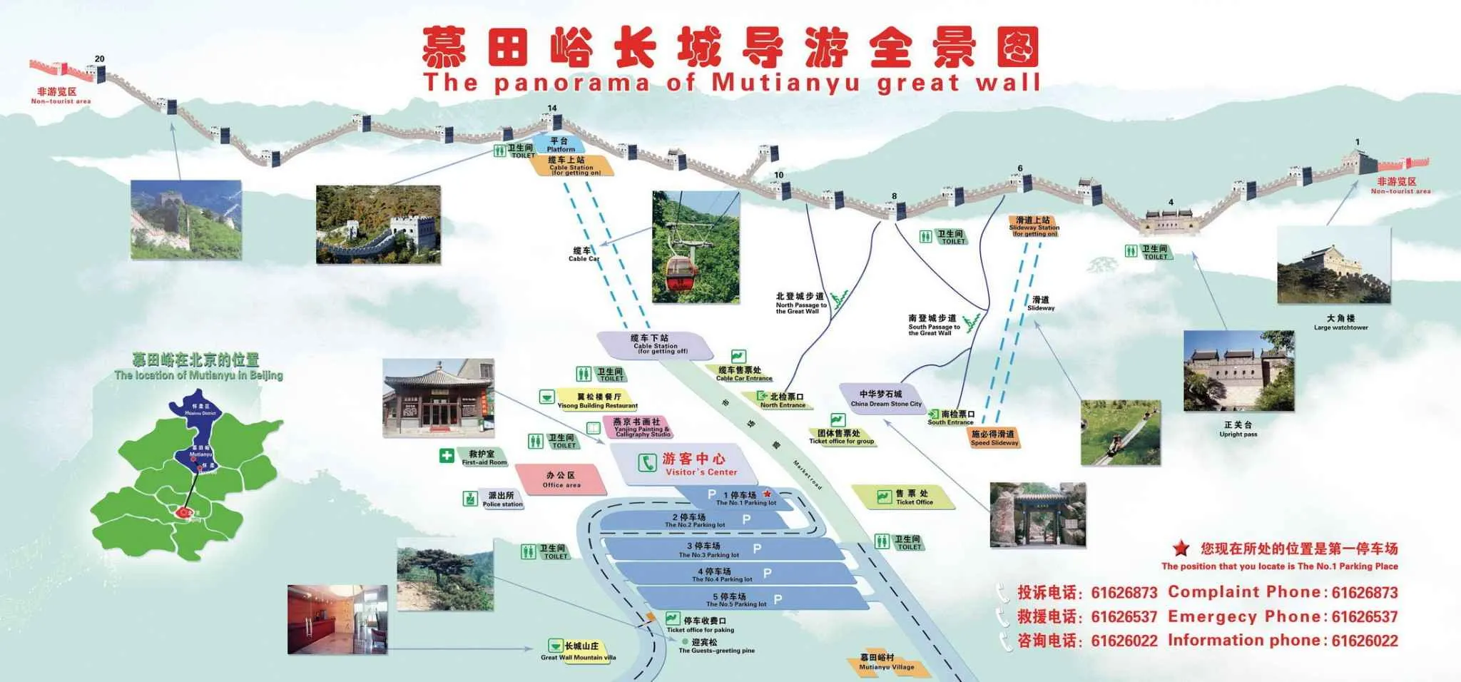 Peta Mutianyu Great Wall